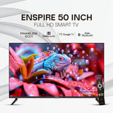 Enspire 50 inch 4K Smart TV with Google OS + 4K resolution + 8GB ROM + 1.5 GB RAM