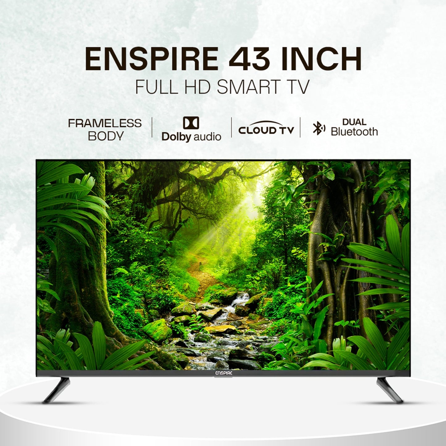Enspire 43 inch Full HD Smart TV with Cloud OS +8GB ROM + 1GB RAM