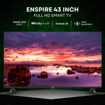 Enspire 43 inch Full HD Smart TV with Android OS + 4GB ROM + 512MB RAM