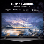 Enspire 43 inch Full HD Smart TV with Cloud OS + 8GB ROM + 1GB RAM + Voice Remote